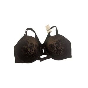 Soma Black Stunning Support Posture Solid Underwire Bra Size 36DD